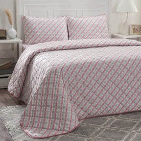 Optimist Bloom Esther 110 GSM Summer AC Quilt/Quilted Bed Cover/Comforter