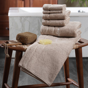 Amor Extra Luxury & Softness Anti Lint Treatment Natural/Beige Bamboo Towel