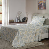 Hues PBS Refined Retro 210 TC Jacobean Revive Bed Sheet With Pillow Cover
