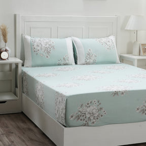 Royal Botanic Bloom Flora 200 TC Cotton 6PC Bed Bath Set