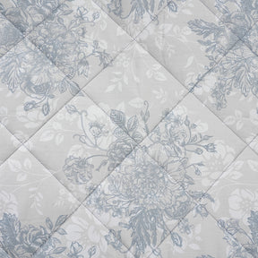 Royal Botanic 115 GSM Azalea Blue Quilt/Quilted Bed Cover