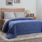 Hermosa Glister Pebble Blue 250GSM Reversible Winter Quilt