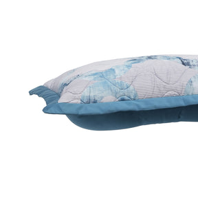 Enchanted Harmony Ogee Flent Quilted Pillow Sham Set Of 2