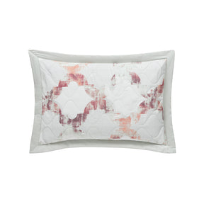 Enchanted Harmony Ogee Flent Quilted Pillow Sham Set Of 2