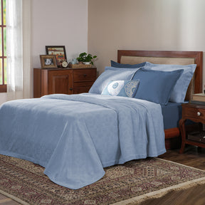 Utopian Regan Geometric Frills 100% Cotton Soft 8PC Bed Cover Set