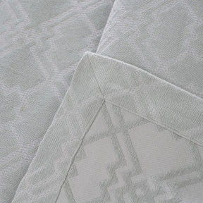 Utopian Regan Geometric Frills Soft 100% Cotton Bed Cover