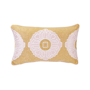 Utopian Regan Crown Globe Embroidery Cushion Cover