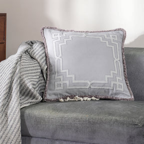 Utopian Regan Gantry Cross Embroidery Cotton Cushion Cover