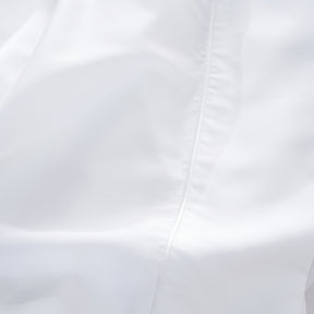 Galen Solid White Bed Sheet With Pillow Case