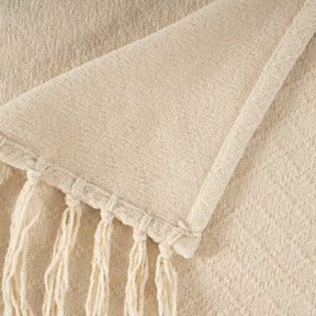 Blaize 100%Cotton Solid Weave Throw/Sofa/Multi Cover/Single Bed Cover