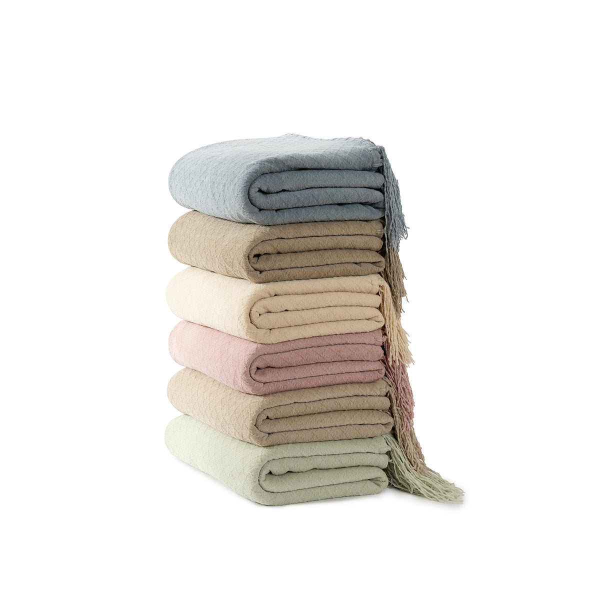 Blaize 100%Cotton Solid Weave Throw/Sofa/Multi Cover/Single Bed Cover