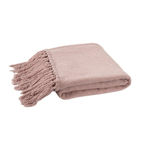 Blaize 100%Cotton Solid Weave Throw/Sofa/Multi Cover/Single Bed Cover