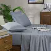 Melina Plain 100% Cotton Extra Soft & Luxurious Bed Sheet with Pillow Case