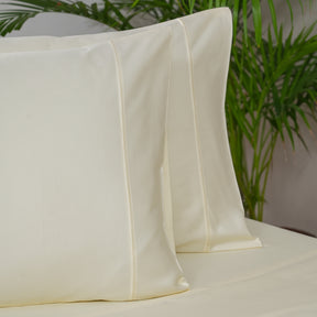 Melina Plain 100% Cotton Extra Soft & Luxurious Bed Sheet With Pillow Covers