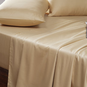 Melina Plain 100% Cotton Extra Soft & Luxurious Bed Sheet With Pillow Covers