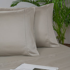 Melina Plain 100% Cotton Extra Soft & Luxurious Bed Sheet With Pillow Covers