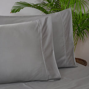 Melina Plain 100% Cotton Extra Soft & Luxurious Bed Sheet With Pillow Covers