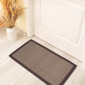 Rhambus Woven 100% Cotton 1PC Doormat
