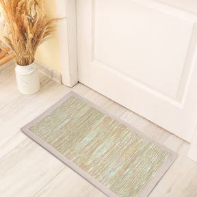 Water Colour Woven 100% Cotton 1PC Doormat