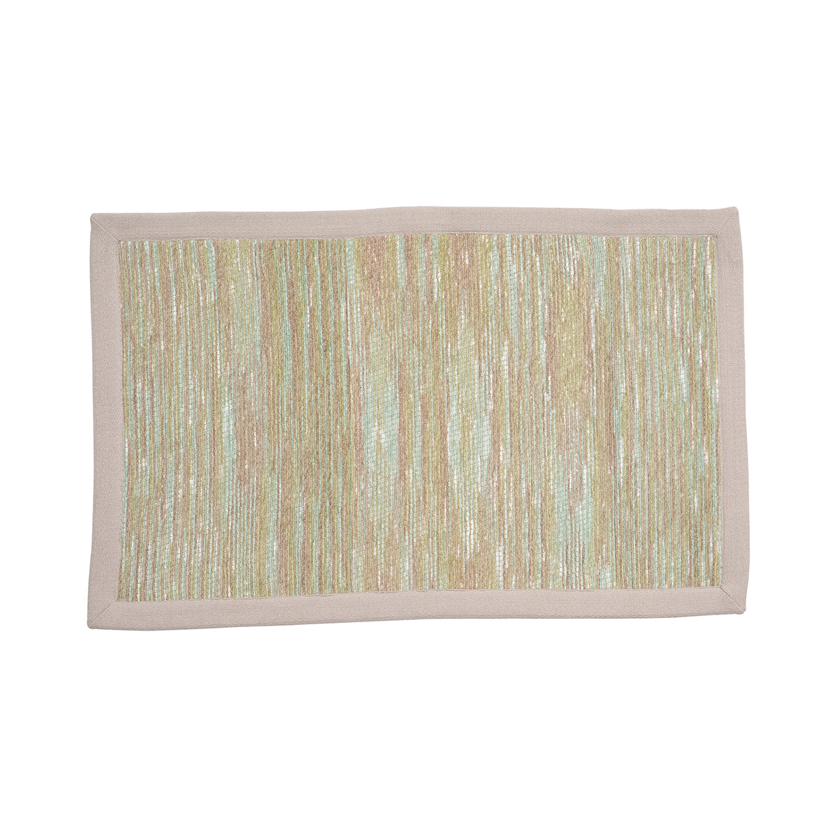 Water Colour Woven 100% Cotton 1PC Doormat