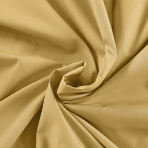 Slumber Plain Easy Care Percale 100% Cotton Yellow/Rattan Crisp Bed Sheet with Pillow Case