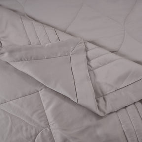 Vintage Noemi Tencel™ Fabric AC Quilt/Quilted Bed Cover/Comforter, Grey