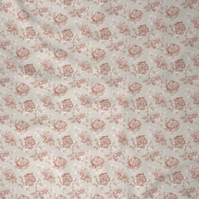Tranquil Serenity Silvie 100%Cotton Printed Bed Sheet with Pillow Case Red