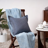 Inner City Made With Egyption Cotton Ultra Soft Blue Cushion Cover