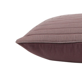 Pin Stripe Made With Egyption Cotton Ultra Soft Red Cushion Cover