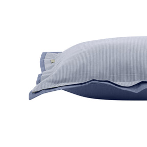 Pin Stripe Made With Egyption Cotton Ultra Soft Blue Cushion Cover