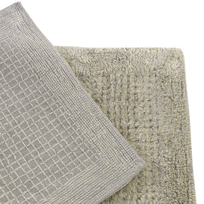 Ecolux Luxuriously soft and highly absorbent Grey Bath Mat
