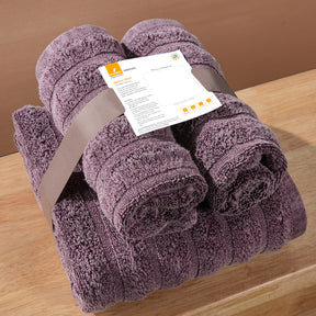 Mellow Mesh Premium distressed Red Towel Set