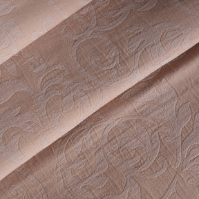 Classical Impression Curly Scroll 100% Cotton Bed Cover Rust