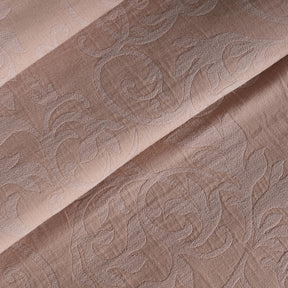Classical Impression Curly Scroll 100% Cotton 8pcs Bed Cover Set Rust