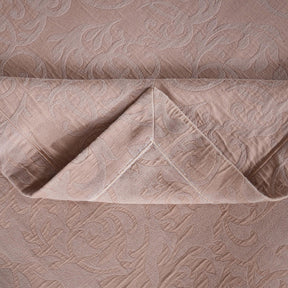 Classical Impression Curly Scroll 100% Cotton 8pcs Bed Cover Set Rust