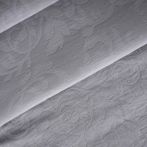 Classical Impression Curly Scroll 100% Cotton 8pcs Bed Cover Set Grey