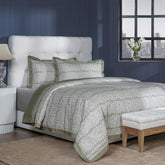 Classical Impression Folkloric 100% Cotton Duvet Cover with Pillow Case Green