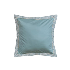 Classical Impression Folkloric 100% Cotton Pillow Case Euro Set Blue