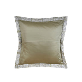 Classical Impression Folkloric 100% Cotton Pillow Case Euro Set Green