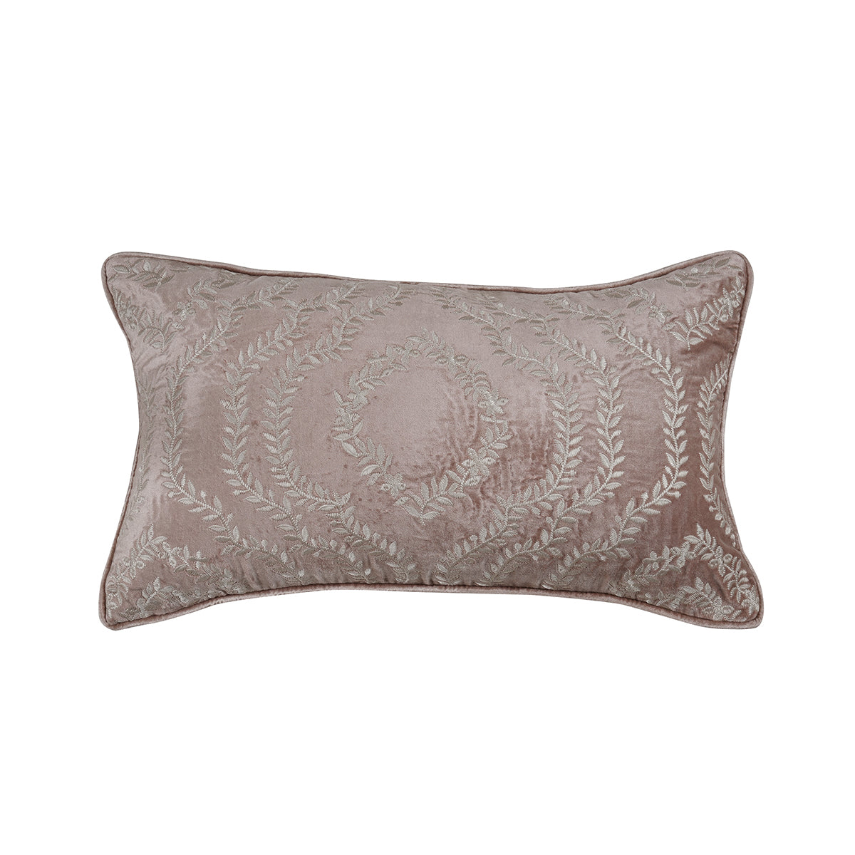 Classical Impression Ingrid Damask 100% Cotton Cushion Cover Brown