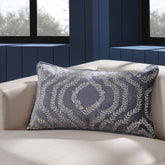 Classical Impression Ingrid Damask 100% Cotton Cushion Cover Grey