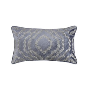 Classical Impression Ingrid Damask 100% Cotton Cushion Cover Grey