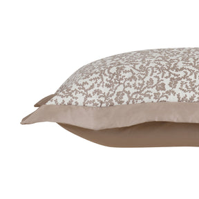 Classical Impression Ornamental Fabric-100% Cotton, Filling-100% Polyester Pillow Sham Set Brown