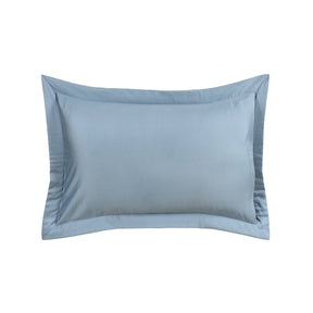 Classical Impression Ornamental Fabric-100% Cotton, Filling-100% Polyester Pillow Sham Set Blue