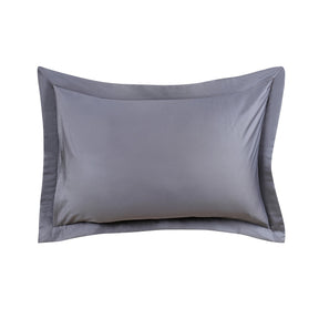 Classical Impression Ornamental Fabric-100% Cotton, Filling-100% Polyester Pillow Sham Set Grey