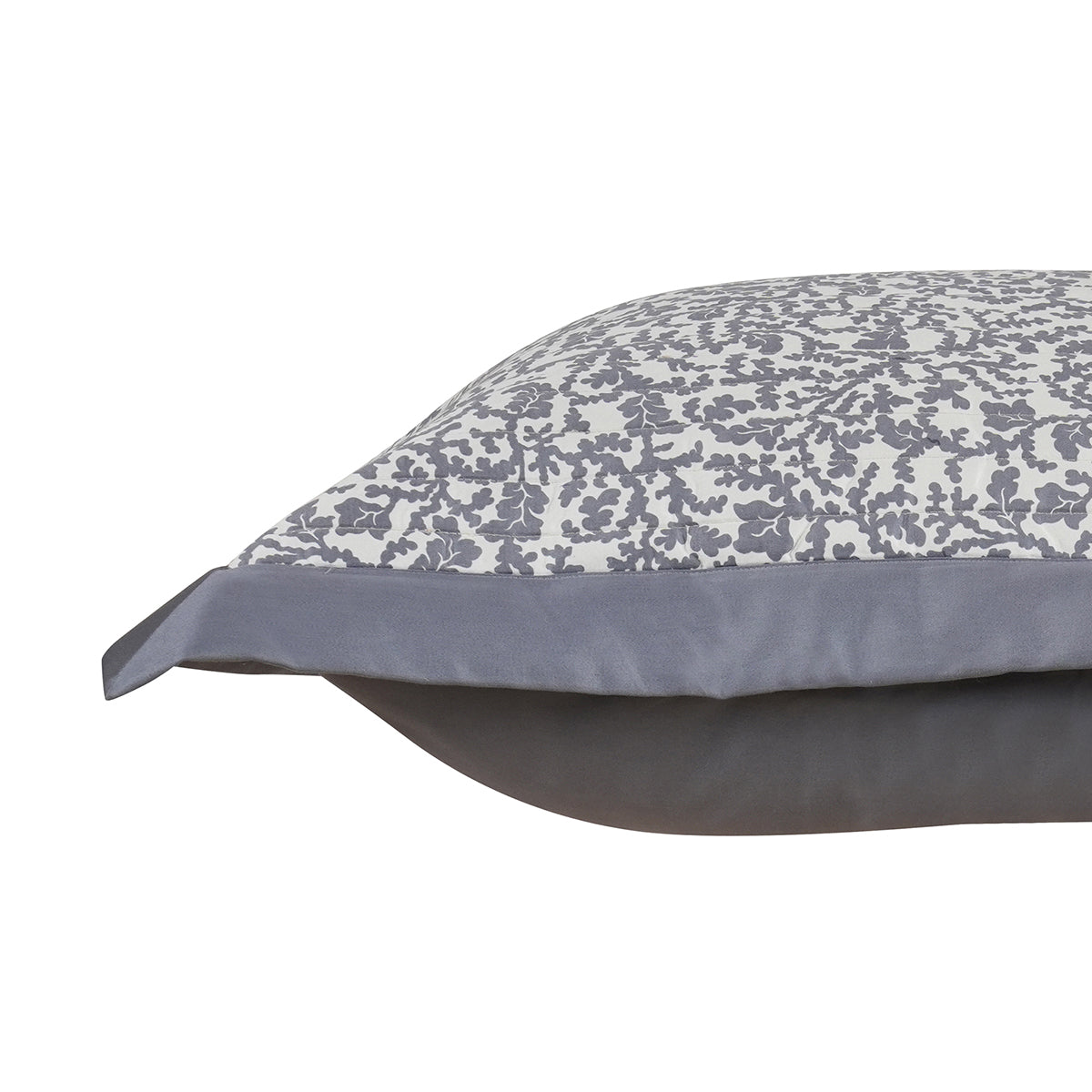 Classical Impression Ornamental Fabric-100% Cotton, Filling-100% Polyester Pillow Sham Set Grey