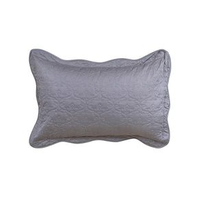 Classical Impression Swirling Fabric-100% Cotton, Filling-100% Polyester Pillow Sham Set Grey