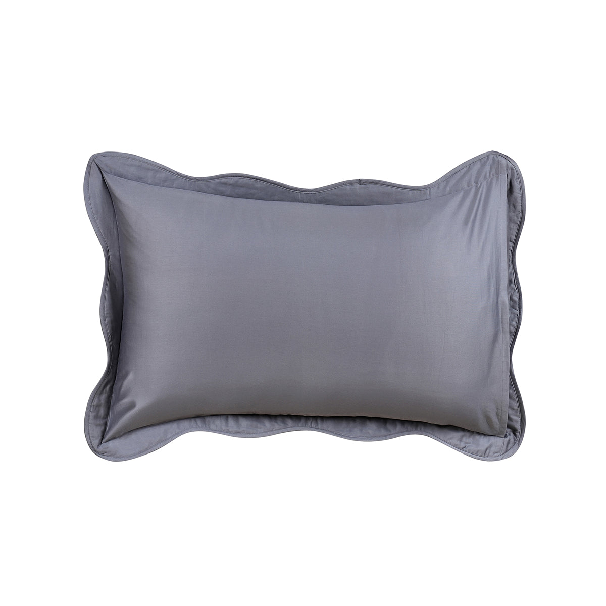 Classical Impression Swirling Fabric-100% Cotton, Filling-100% Polyester Pillow Sham Set Grey