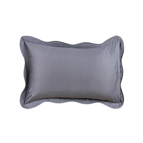 Classical Impression Swirling Fabric-100% Cotton, Filling-100% Polyester Pillow Sham Set Grey