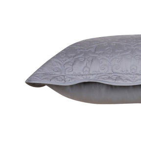 Classical Impression Swirling Fabric-100% Cotton, Filling-100% Polyester Pillow Sham Set Grey
